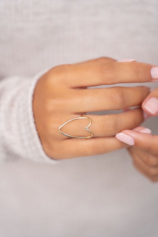 My Jewellery Ring open heart Goud