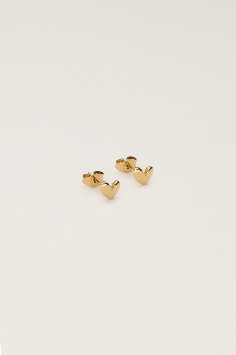 My Jewellery Studs heart Goud