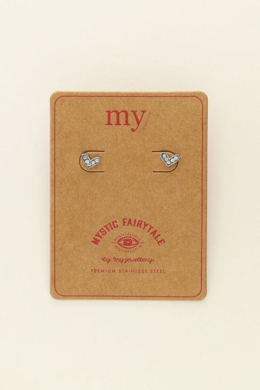 My Jewellery Earstuds heart Zilver