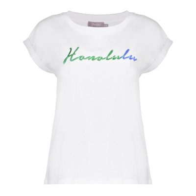 Geisha T-shirt honolulu Ecru 52397-41