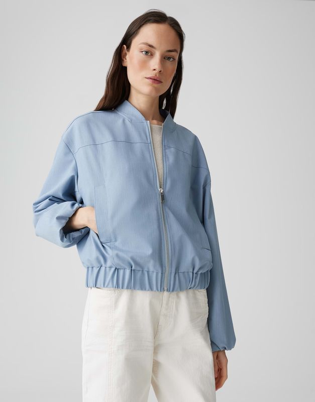 Opus zomerblouson Jelen Blauw