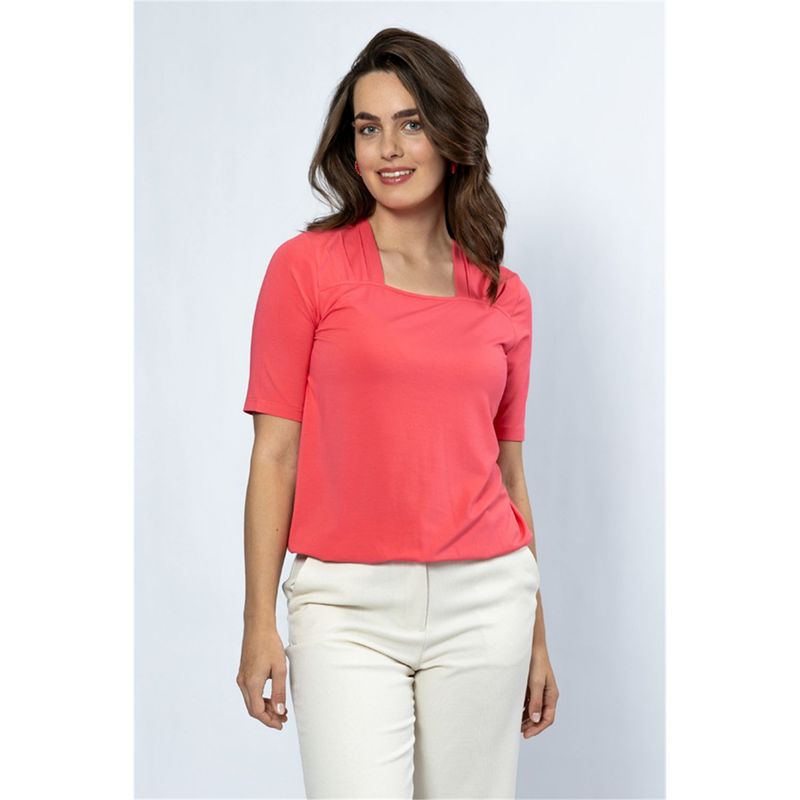 Roberto Sarto Blouson vierkante hals Multi