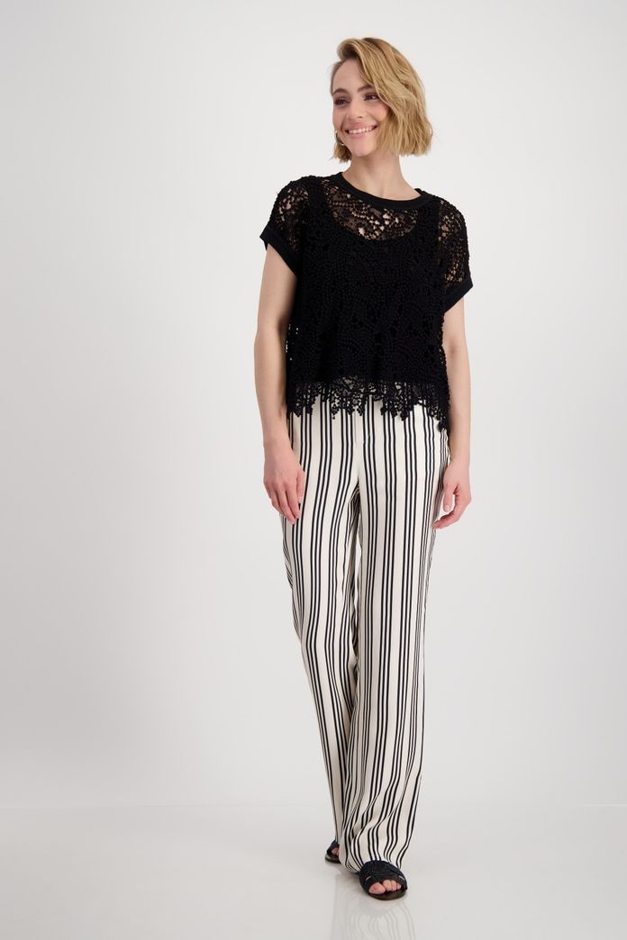 Monari Pullover Zwart