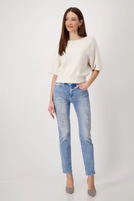 Monari Pullover seashell Ecru