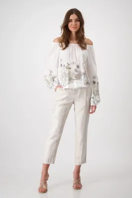 Monari Blouse Warm Sand Beige