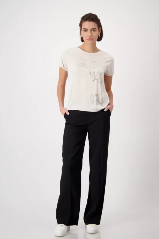 Monari T-Shirt Seashell Ecru