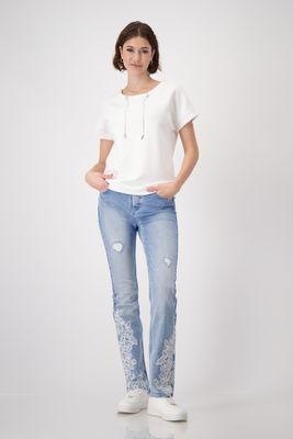 Monari Sweatshirt Off-white Ecru