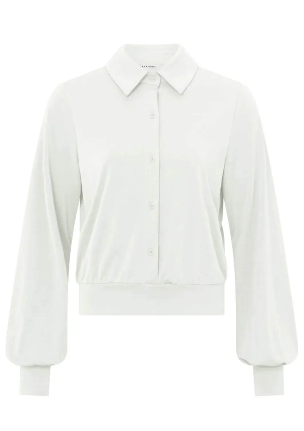 Yaya blouse lange mouw Ecru