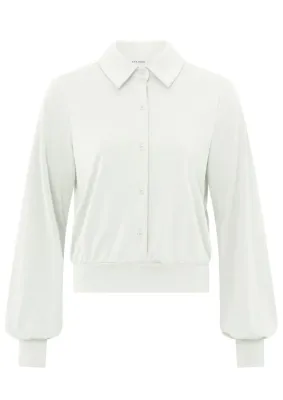 Yaya blouse lange mouw Ecru