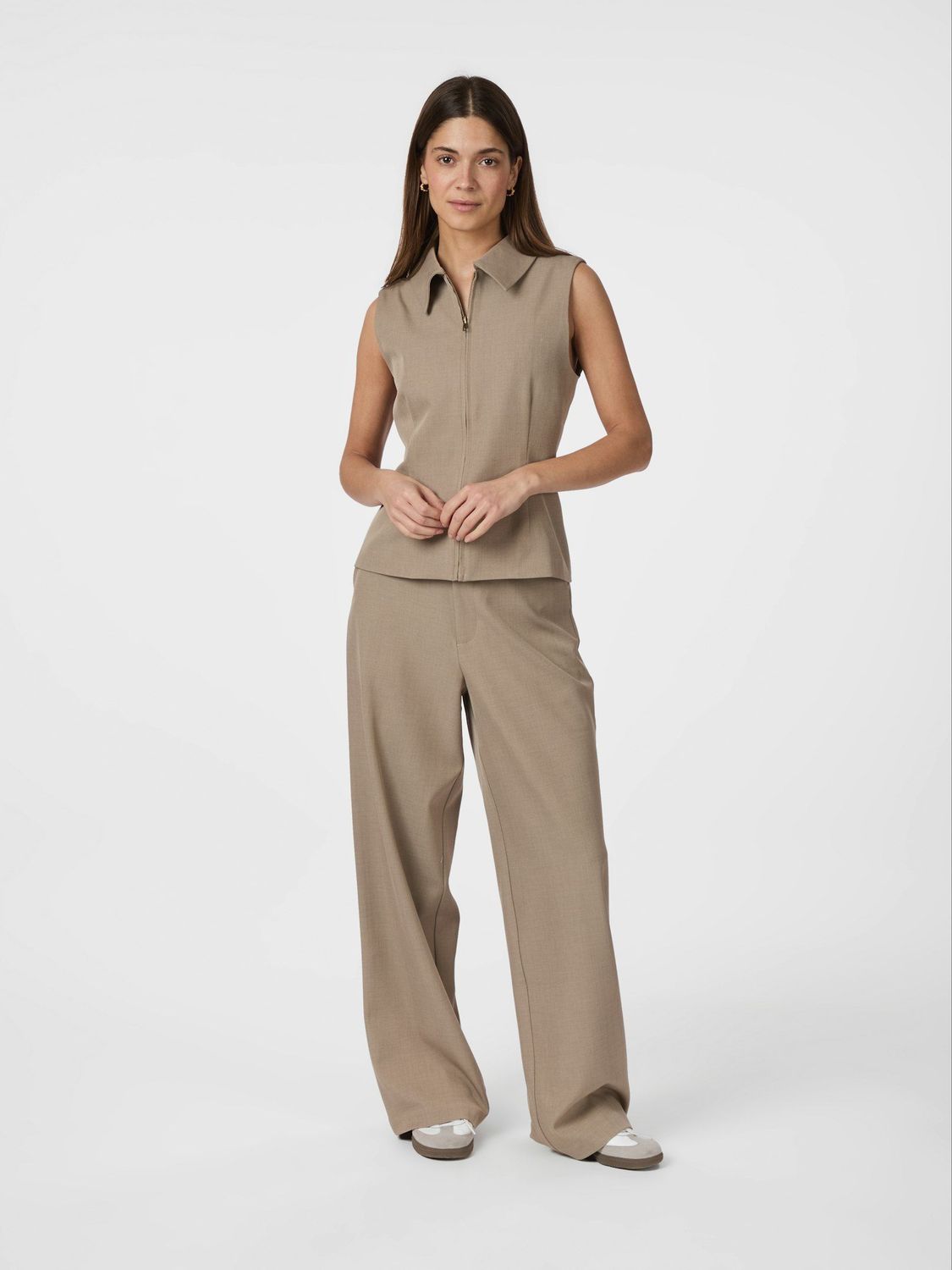 Neo Noir EMMETT STRUCTURE PANTS Beige