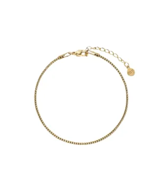 My Jewellery Bracelet diagonal flat chain Goud