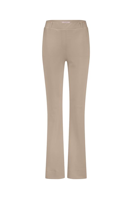 Studio Anneloes Flair bonded trousers Beige