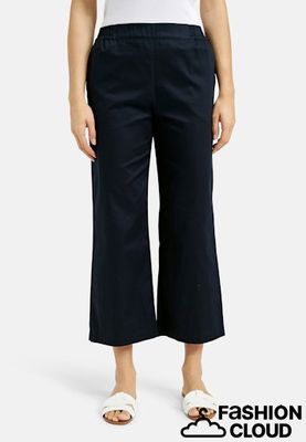 Milano Italy Broek met Elastische Band Blauw
