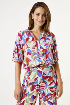 Garcia Ladies Shirt Blauw