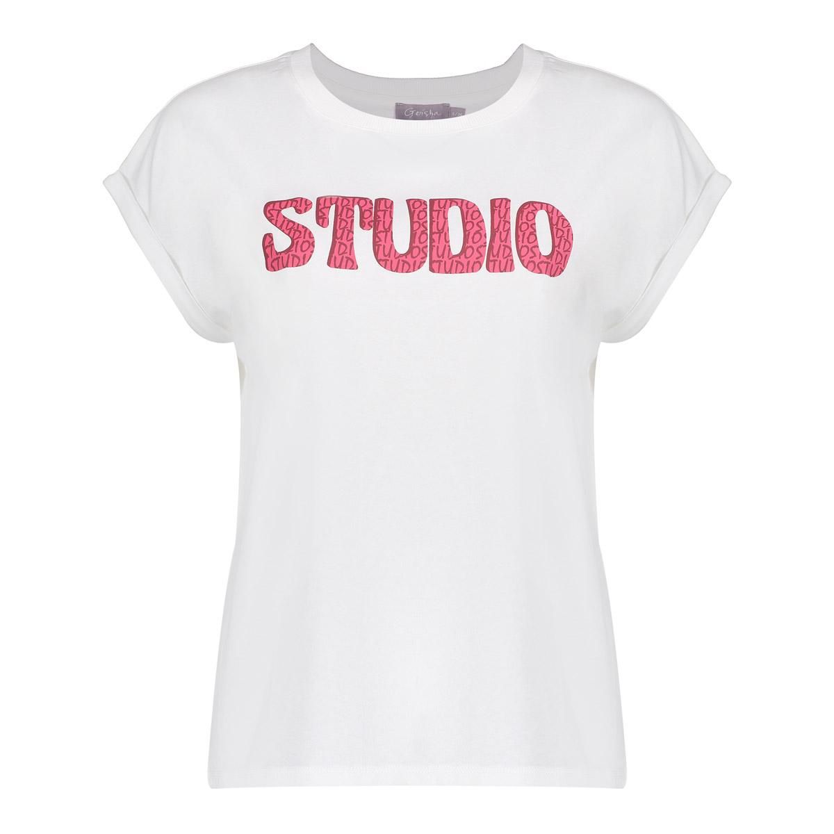 Geisha T-shirt studio Ecru