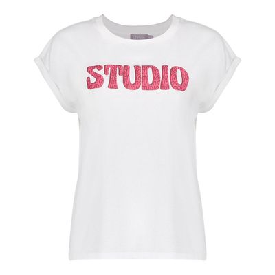 Geisha T-shirt studio Ecru