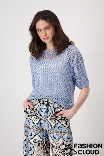 Monari Pullover blue sky Blauw