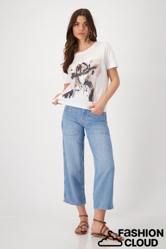 Monari T-Shirt cream Ecru
