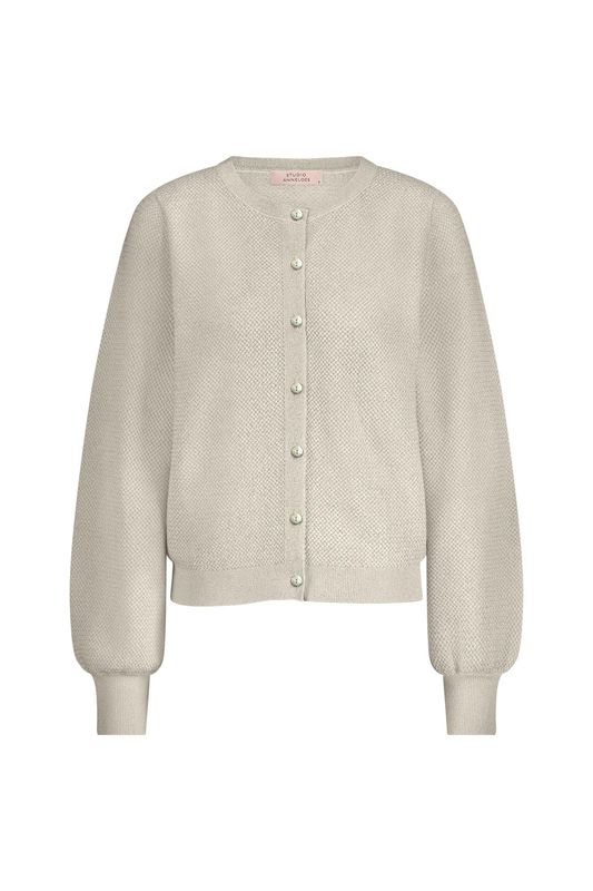 Studio Anneloes Tommy Twinset Cardigan Ecru