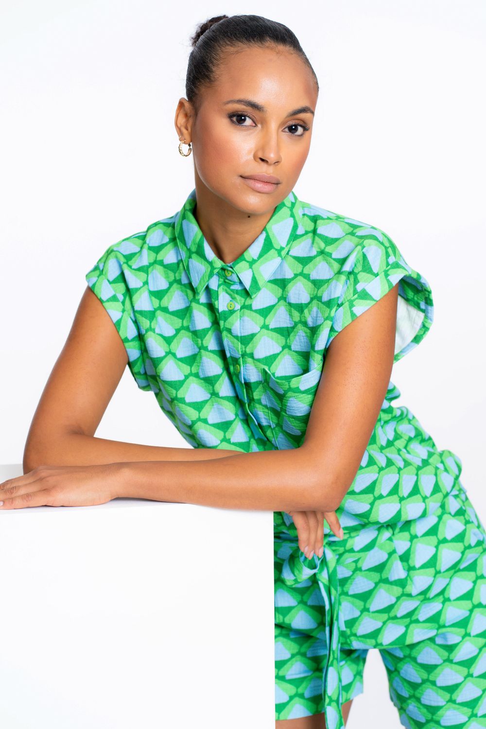 Geisha Blouse Groen