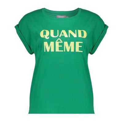 Geisha T-shirt quand meme Groen