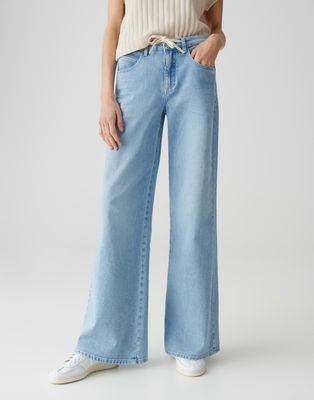 Opus Miva palazzo Jeans Blauw