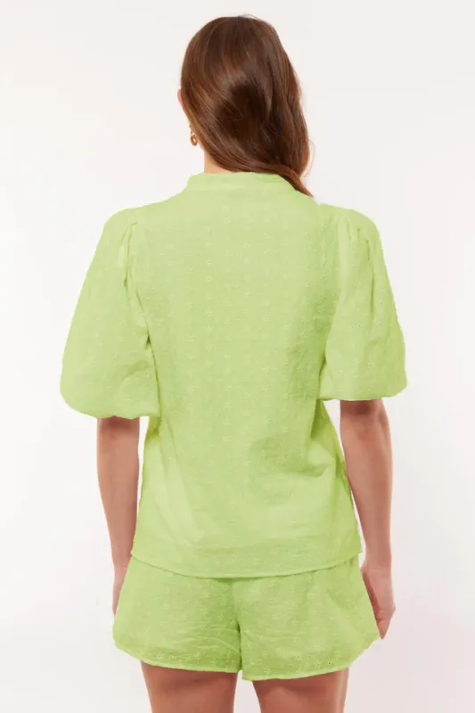 Fluresk skirt Groen
