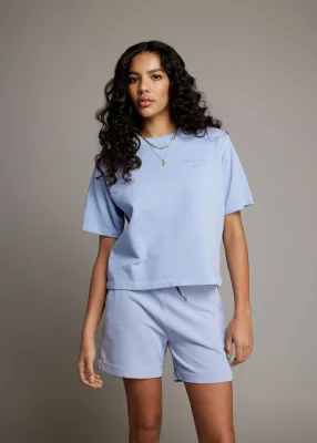 Pink Noir Luna t-shirt Blauw