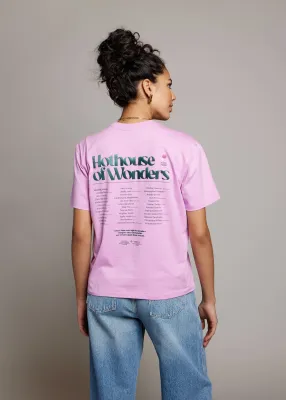 Pink Noir Eden T-shirt Paars