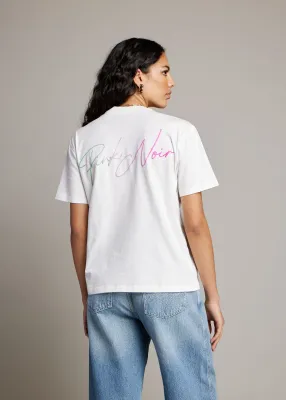 Pink Noir Amy T-shirt Ecru