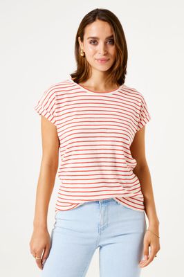 Garcia ladies T-shirt ss Rood