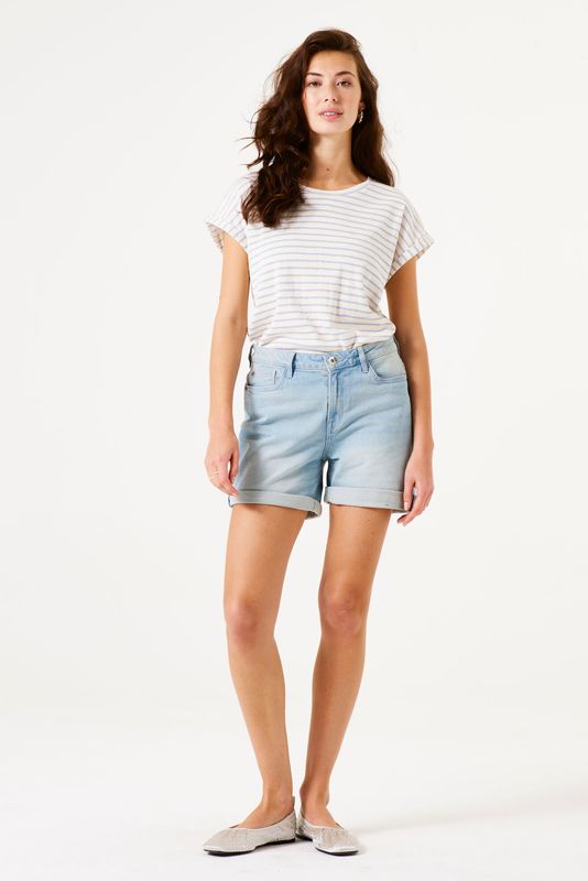 Garcia ladies T-shirt ss Blauw