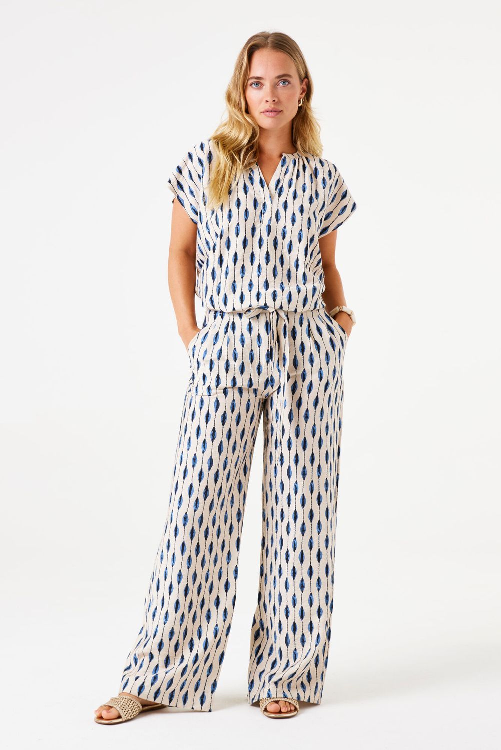 Garcia ladies pants Ecru