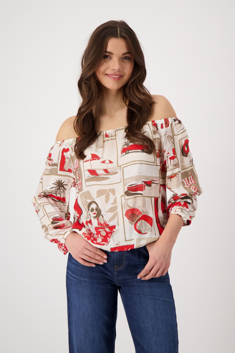 Monari Blouse Rood