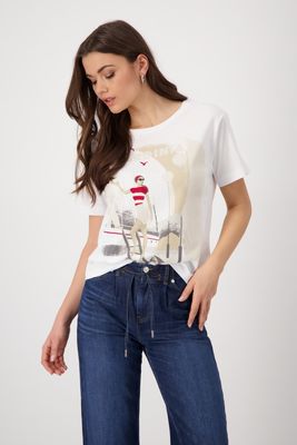 Monari T-Shirt cream