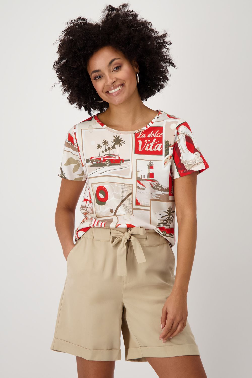 Monari T-Shirt Rood