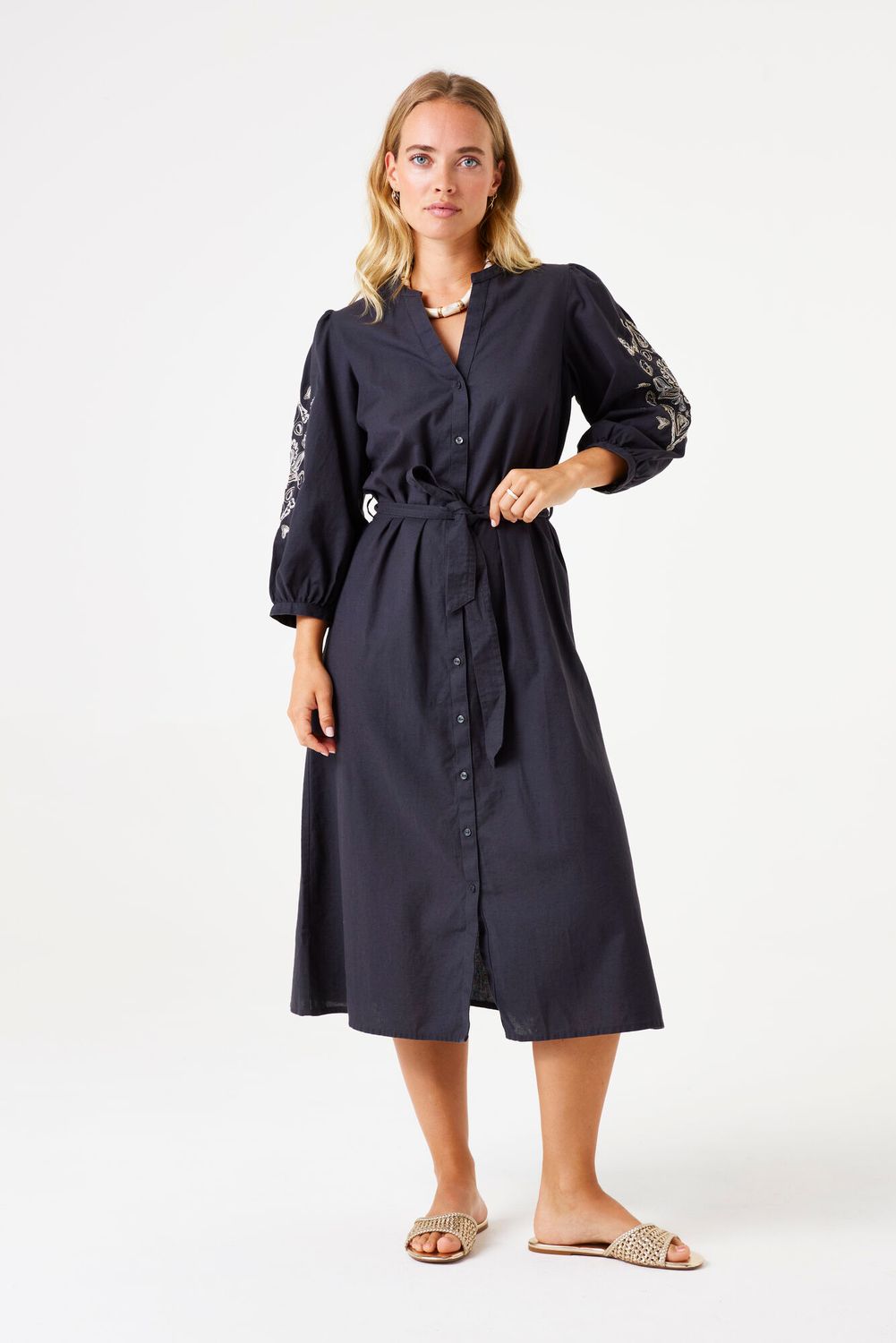 Garcia ladies dress Grijs