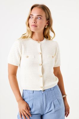 Garcia ladies cardigan Ecru