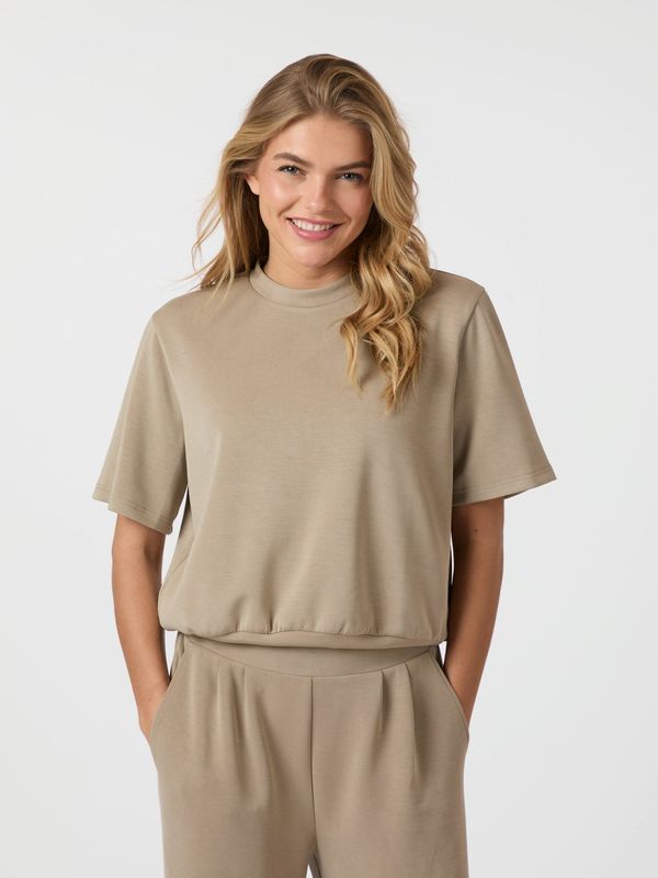 Neo Noir Clove Soft Tee Beige