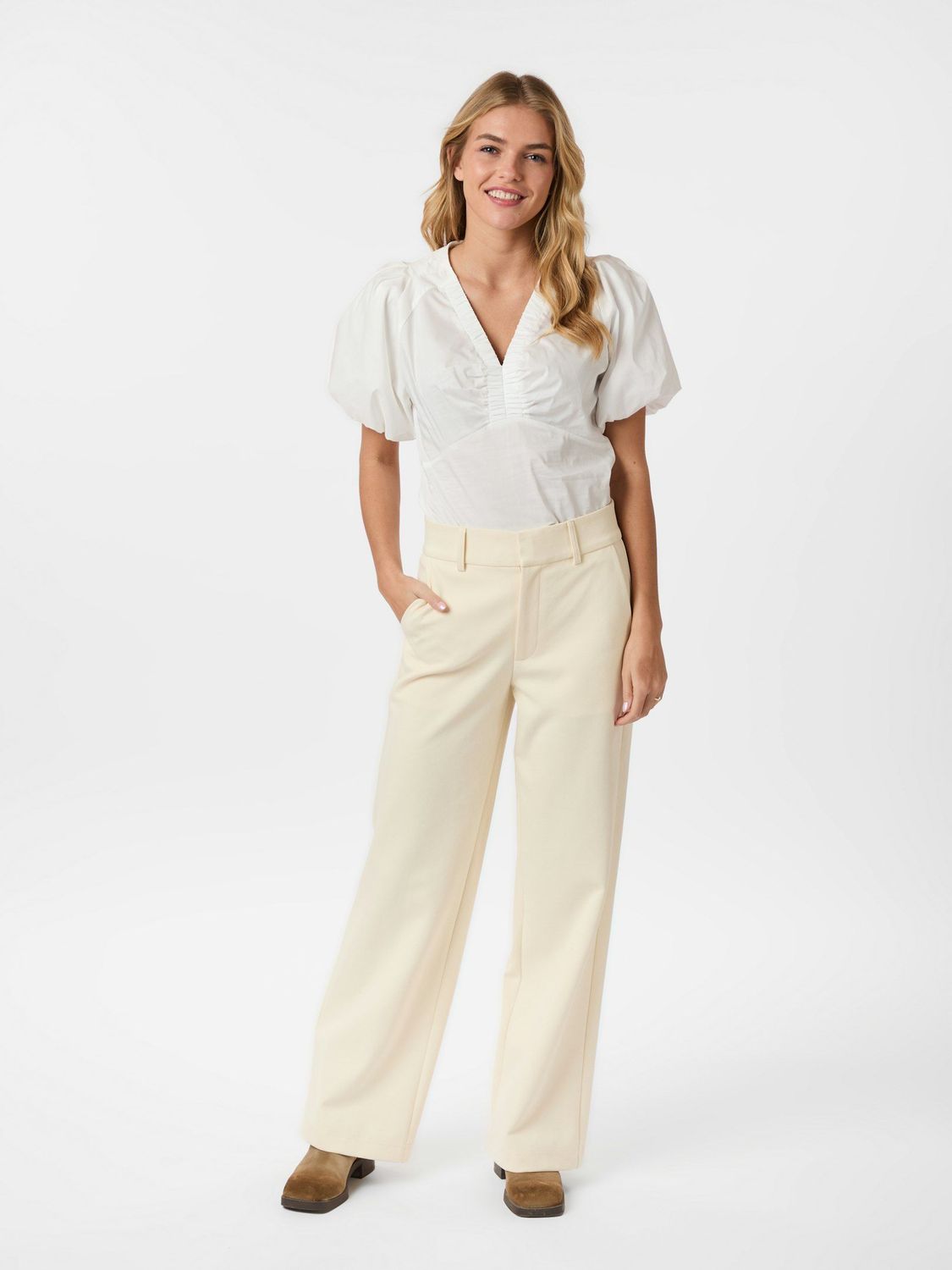 Neo Noir Nathalie Soft Pants Beige