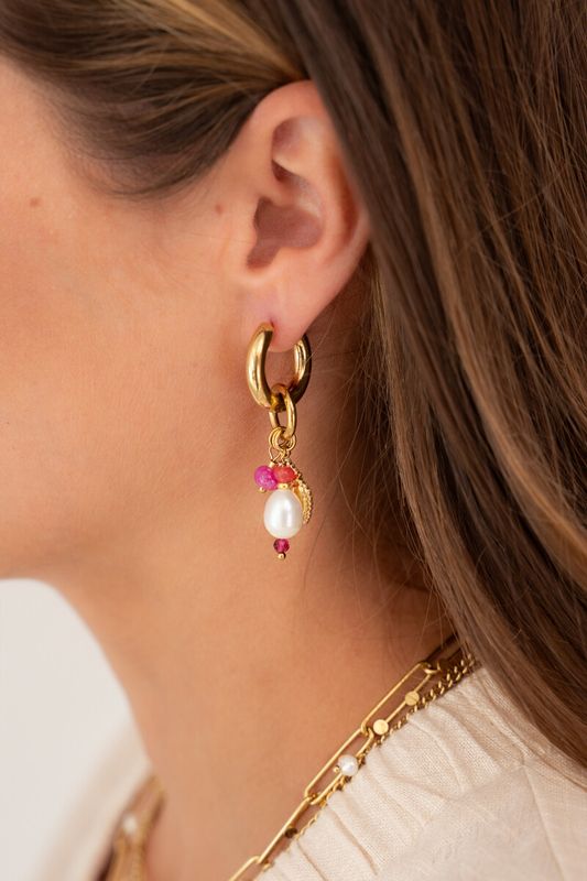 My Jewellery Earring hoop mexican heart Goud