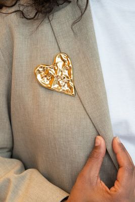 My Jewellery Broche big heart Goud