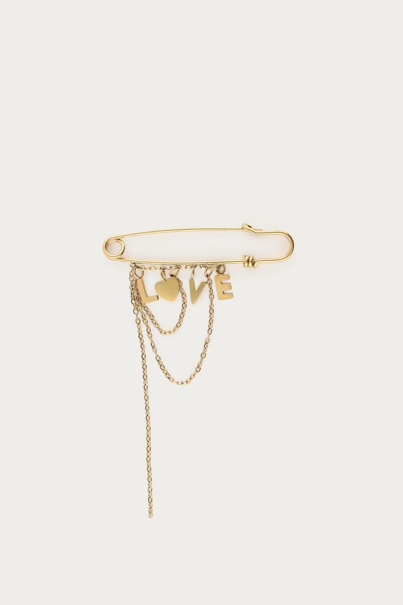 My Jewellery Pin broche love Goud