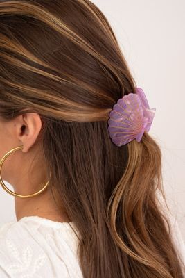 My Jewellery haarclip schelp klein Paars