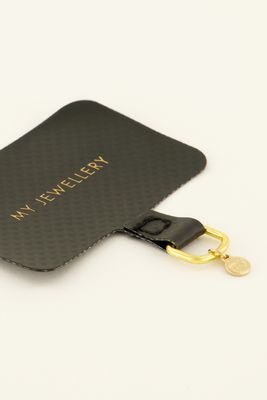 My Jewellery Telefoonkoord bevestiging Zwart
