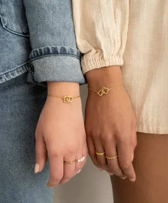 My Jewellery Bracelet set forever connected clov Goud