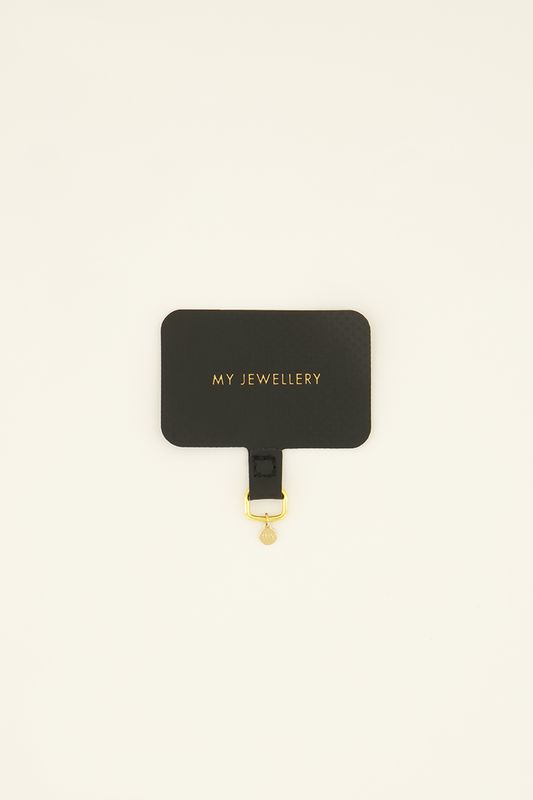 My Jewellery Telefoonkoord bevestiging Zwart