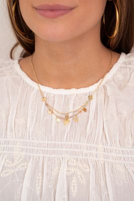 My Jewellery Ketting met bedels en hartjes Goud