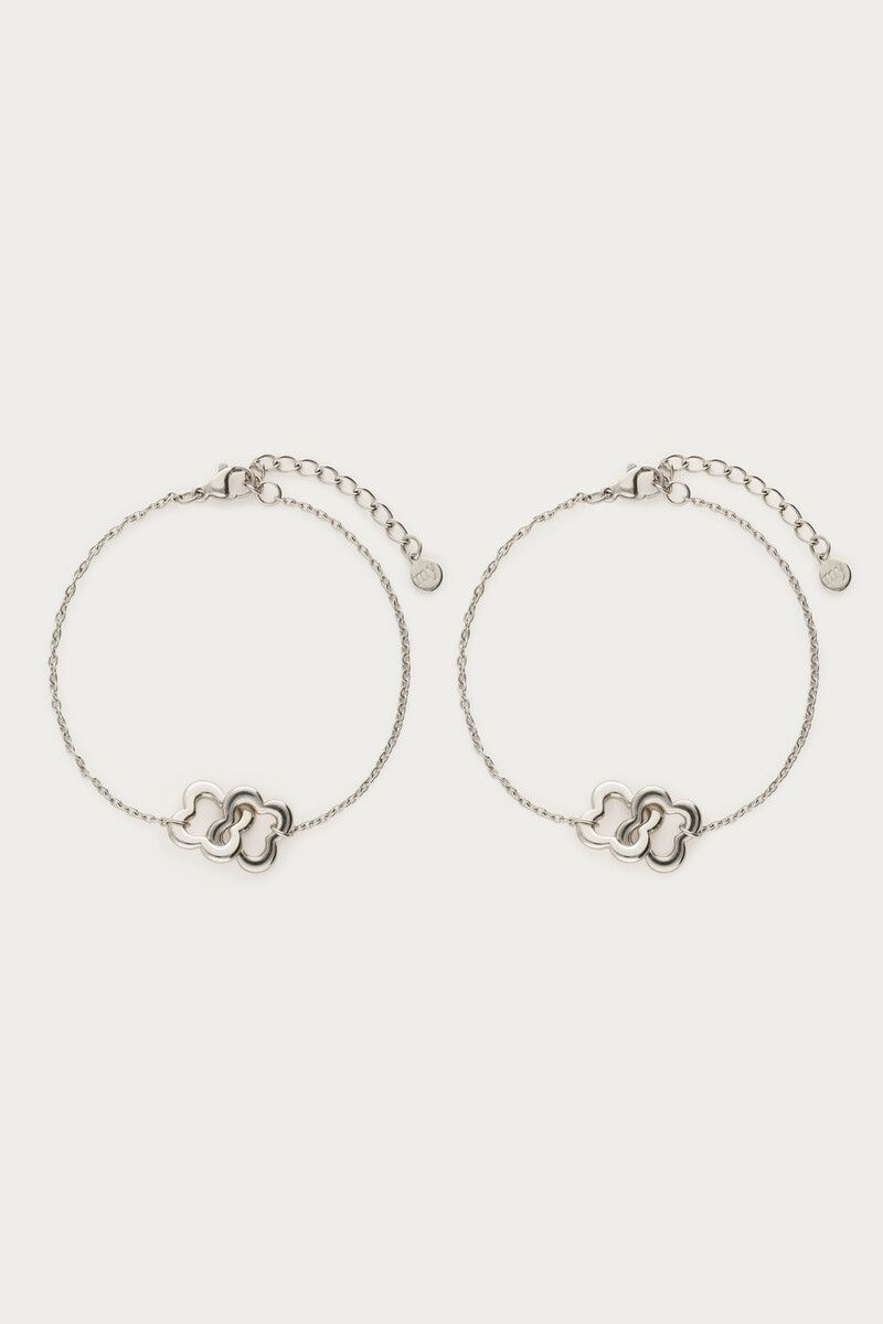 My Jewellery Bracelet set forever connected clov Zilver