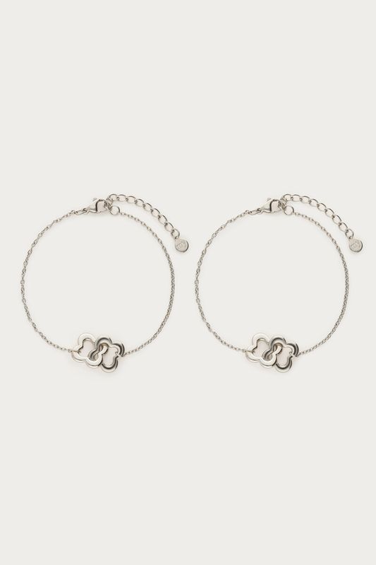 My Jewellery Bracelet set forever connected clov Zilver